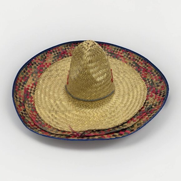 Authentic Jose Cuervo Tequila Straw Sombrero Adult Mexican Hat NEW Cinco De Mayo - Picture 6 of 11